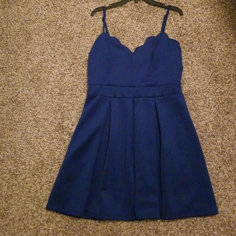 Navy blue homecoming dress